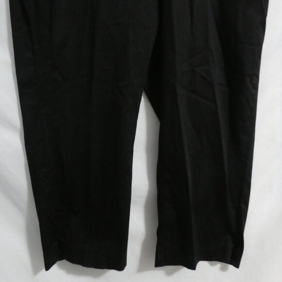 LEE - Style Up | 14 medium | Black Capri Pants | Slit Bottom Sides | NWOT - Picture 7 of 16